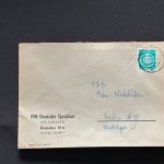 10 Belege DDR, Dienstpost (A), Bedarf, Geschäfts- und Behördenpost (OJM3424)