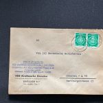 10 Belege DDR, Dienstpost (A), Bedarf, Geschäfts- und Behördenpost (OJM3425)