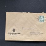 10 Belege DDR, Dienstpost (A), Bedarf, Geschäfts- und Behördenpost (OJM3426)