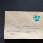 10 Belege DDR, Dienstpost (A), Bedarf, Geschäfts- und Behördenpost (OJM3426)