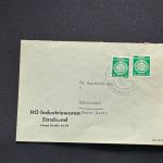10 Belege DDR, Dienstpost (A), Bedarf, Geschäfts- und Behördenpost (OJM3434)