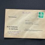 10 Belege DDR, Dienstpost (A), Bedarf, Geschäfts- und Behördenpost (OJM3435)