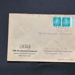 10 Belege DDR, Dienstpost (A), Bedarf, Geschäfts- und Behördenpost (OJM3436)