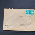 10 Belege DDR, Dienstpost (A), Bedarf, Geschäfts- und Behördenpost (OJM3438)