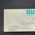 10 Belege DDR, Dienstpost (A), Bedarf, Geschäfts- und Behördenpost (OJM3439)