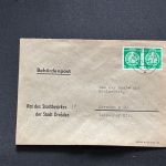 10 Belege DDR, Dienstpost (A), Bedarf, Geschäfts- und Behördenpost (OJM3440)