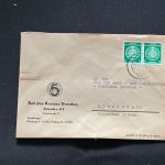 10 Belege DDR, Dienstpost (A), Bedarf, Geschäfts- und Behördenpost (OJM3442)
