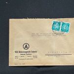 10 Belege DDR, Dienstpost (A), Bedarf, Geschäfts- und Behördenpost (OJM3443)