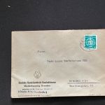 10 Belege DDR, Dienstpost (A), Bedarf, Geschäfts- und Behördenpost (OJM3443)