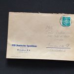 10 Belege DDR, Dienstpost (A), Bedarf, Geschäfts- und Behördenpost (OJM3444)