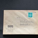 10 Belege DDR, Dienstpost (A), Bedarf, Geschäfts- und Behördenpost (OJM3454)