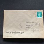 10 Belege DDR, Dienstpost (A), Bedarf, Geschäfts- und Behördenpost (OJM3454)