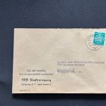10 Belege DDR, Dienstpost (A), Bedarf, Geschäfts- und Behördenpost (OJM3457)