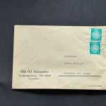 10 Belege DDR, Dienstpost (A), Bedarf, Geschäfts- und Behördenpost (OJM3461)