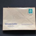 10 Belege DDR, Dienstpost (A), Bedarf, Geschäfts- und Behördenpost (OJM3468)