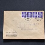 10 Belege DDR, Dienstpost (A), Bedarf, Geschäfts- und Behördenpost (OJM3471)