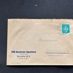10 Belege DDR, Dienstpost (A), Bedarf, Geschäfts- und Behördenpost (OJM3477)
