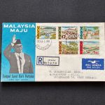 10 Belege Malaysia, Malayische Staaten, Belege, Briefe, Karten, FDC (AVH3504)