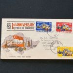 10 Belege Singapur, Briefe, Karten, Ganzsachen, FDC (AVH3514)
