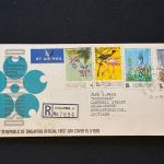 10 Belege Singapur, Briefe, Karten, Ganzsachen, FDC (AVH3520)