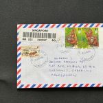 10 Belege Singapur, Briefe, Karten, Ganzsachen, FDC (AVH3530)