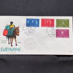10 Belege Surinam, FDC (AVH3534)