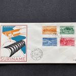 10 Belege Surinam, FDC (AVH3534)