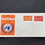 10 Belege Surinam, FDC (AVH3534)