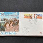 10 Belege Surinam, FDC (AVH3535)