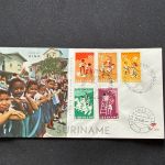 10 Belege Surinam, FDC (AVH3535)