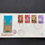 10 Belege Surinam, FDC (AVH3535)