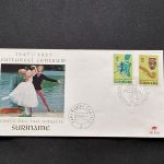 10 Belege Surinam, FDC (AVH3536)