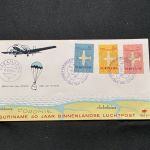 10 Belege Surinam, FDC (AVH3537)