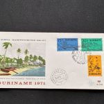10 Belege Surinam, FDC (AVH3538)