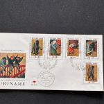 10 Belege Surinam, FDC (AVH3538)