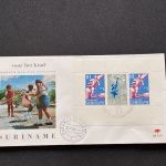 10 Belege Surinam, FDC (AVH3539)