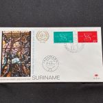 10 Belege Surinam, FDC (AVH3539)
