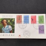 10 Belege Surinam, FDC (AVH3539)