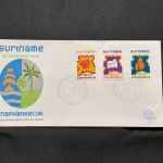 10 Belege Surinam, FDC (AVH3540)