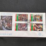 10 Belege Surinam, FDC (AVH3540)