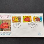 10 Belege Surinam, FDC (AVH3540)
