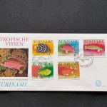 10 Belege Surinam, FDC (AVH3540)