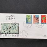 10 Belege Surinam, FDC (AVH3541)