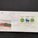 10 Belege Surinam, FDC (AVH3541)