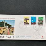 10 Belege Surinam, FDC (AVH3541)