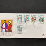 10 Belege Surinam, FDC (AVH3542)