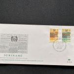 10 Belege Surinam, FDC (AVH3542)