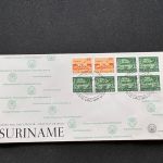 10 Belege Surinam, FDC (AVH3544)