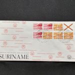 10 Belege Surinam, FDC (AVH3544)