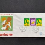 10 Belege Surinam, FDC (AVH3544)